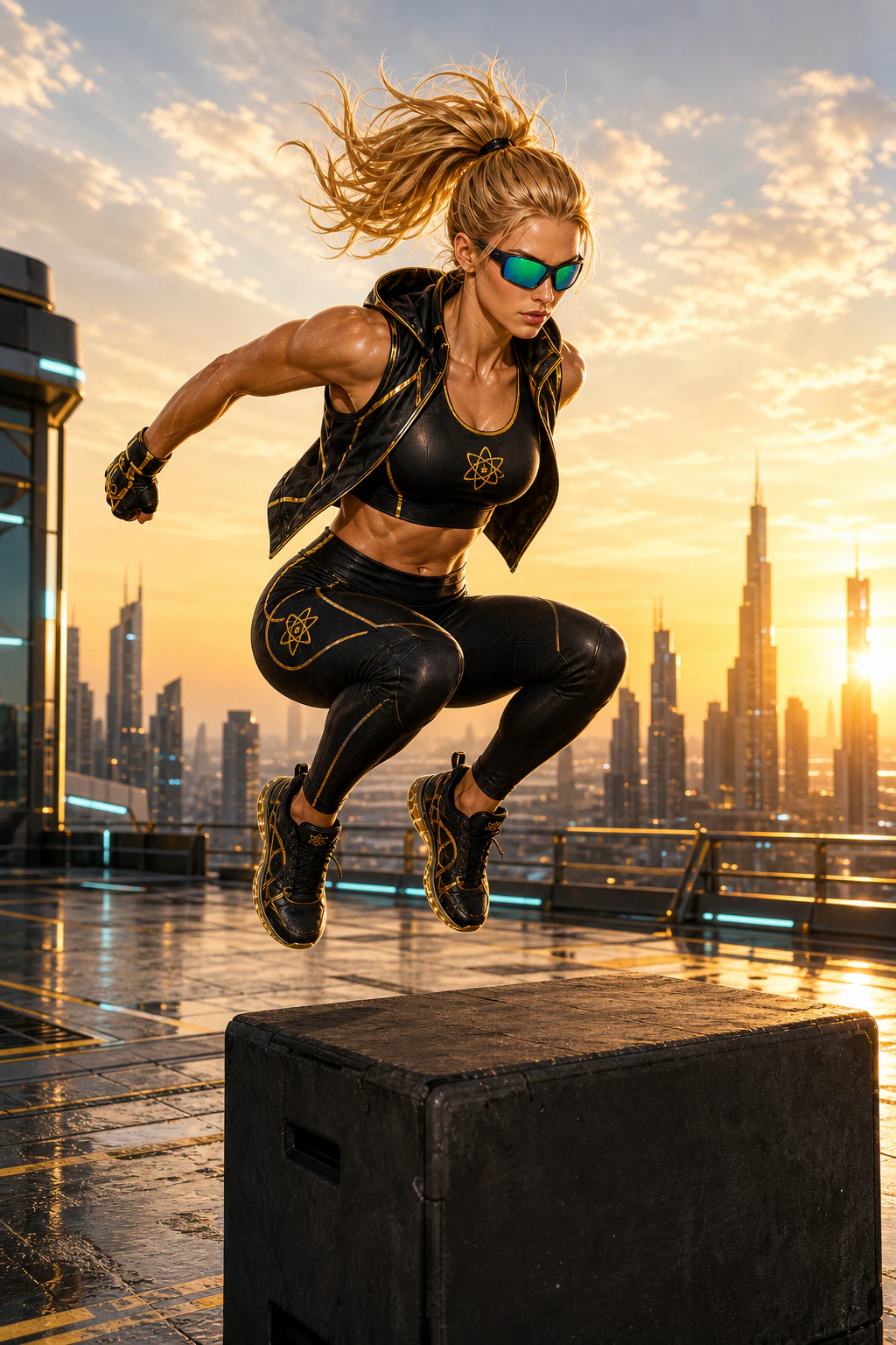 AtomicBod hero wearing the Nova Motion concept shades