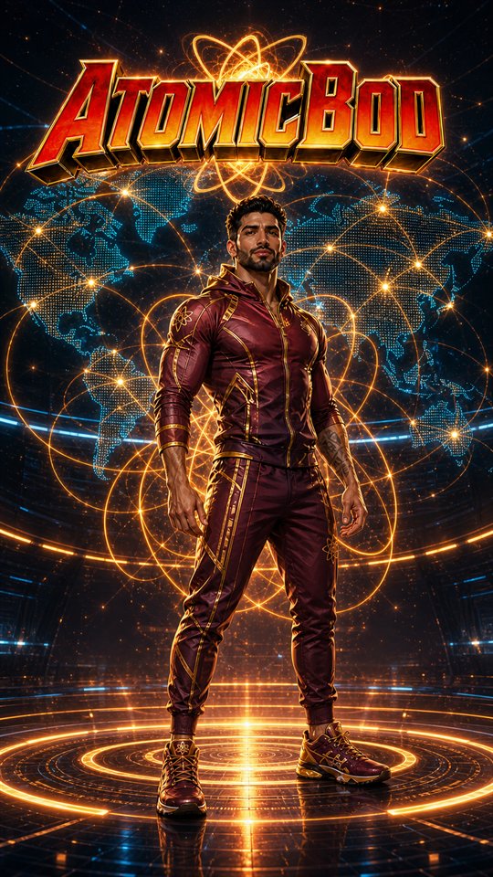 Find a Trainer Hero AtomicBod screensaver preview