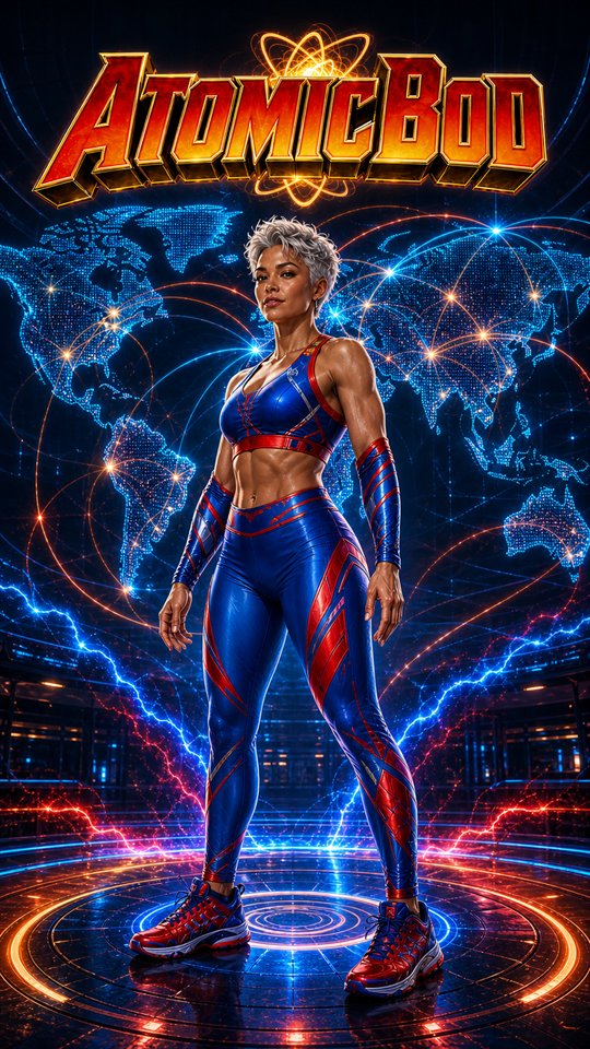 Find a Trainer Heroine AtomicBod screensaver preview