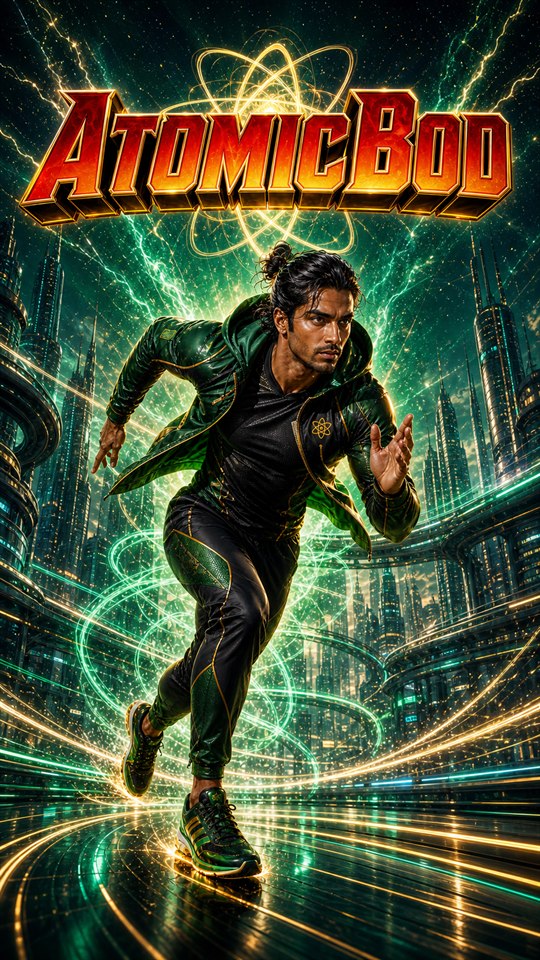 Emerald Hero AtomicBod screensaver preview